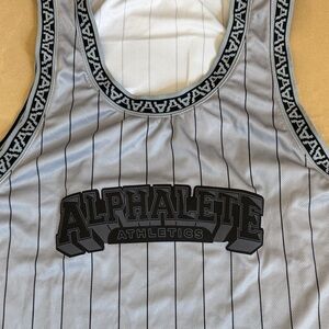 Alphalete Athletic Gray Tank with Black Accents Size XL